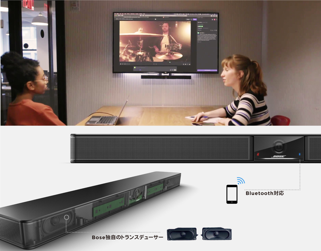 Bose Videobar VB1」 遠隔会議用USBデバイス