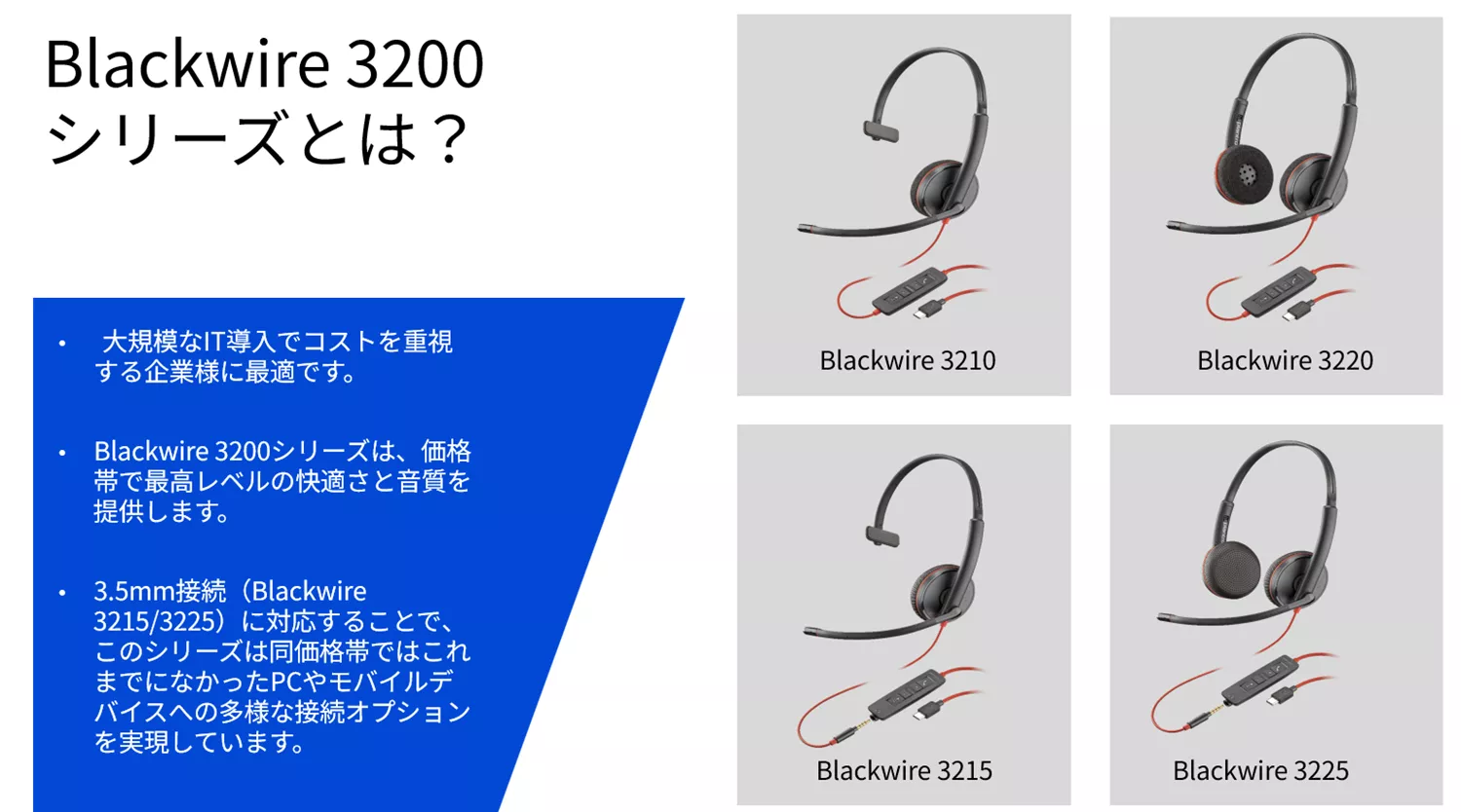 HP Poly】音まわりのビジネス課題はPolyのヘッドセットにお任せ！
