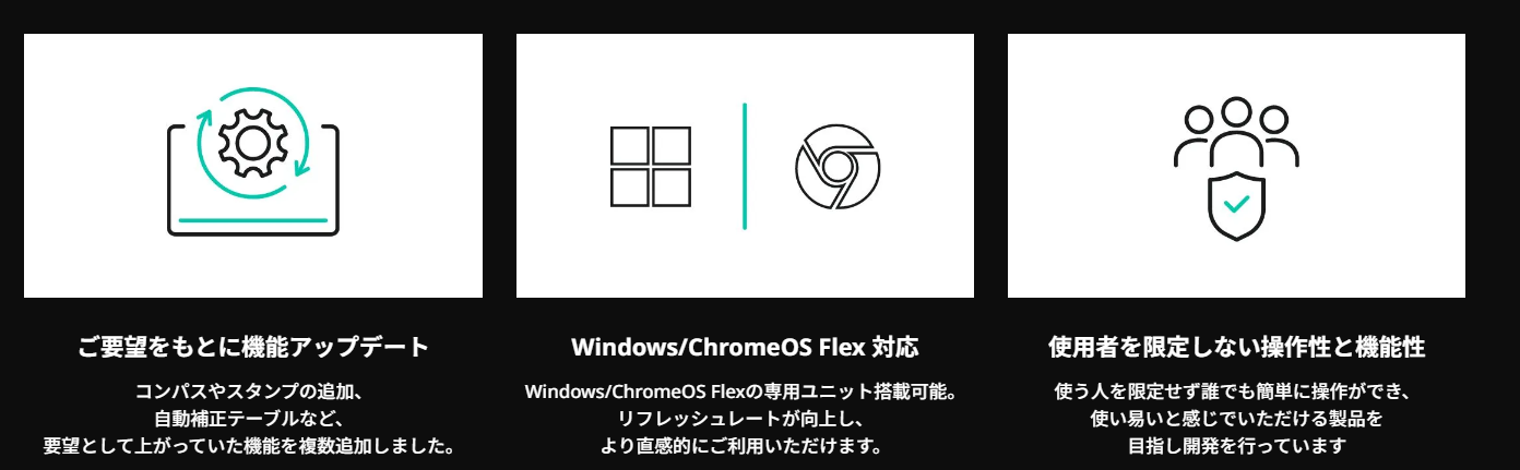 次世代電子黒板ミライタッチ Xシリーズ