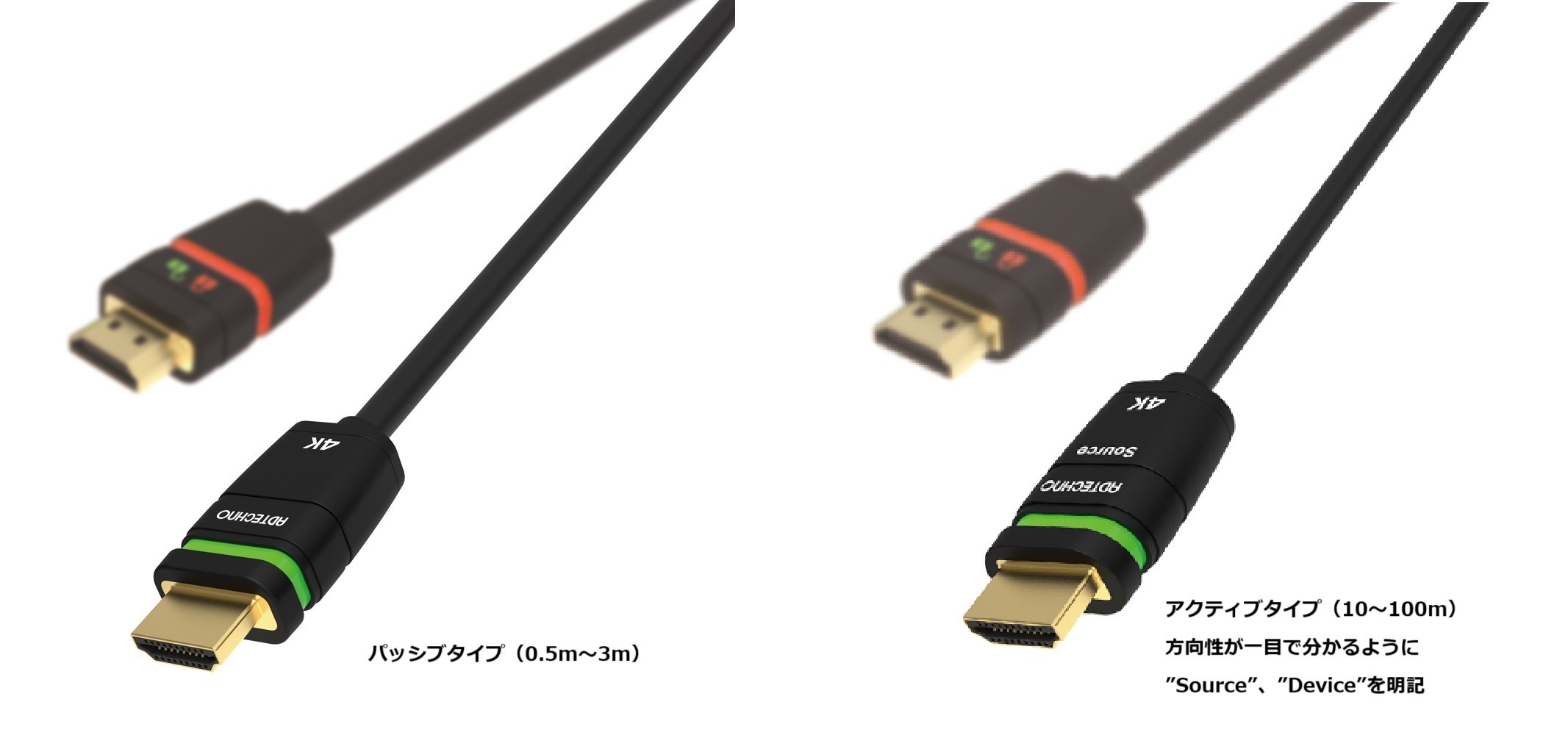 エーディテクノ 18Gbps対応 ロック機構付きHDMI ケーブル 30m AHL