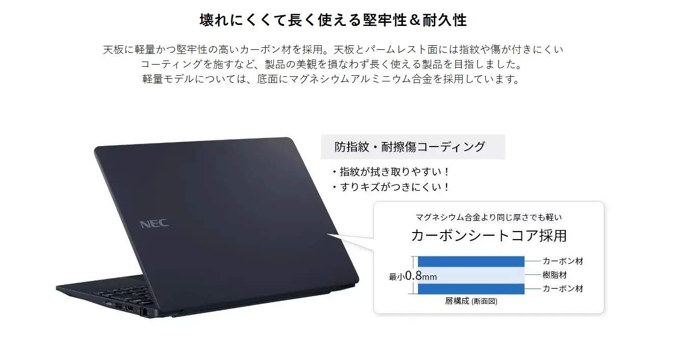 NEC PC】VersaPro / VersaPro J UltraLite タイプVY